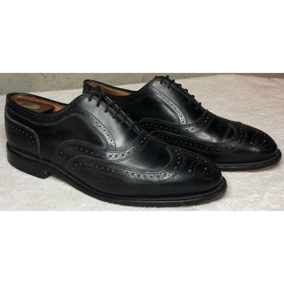 Allen Edmonds Broadstreet Black Leather Oxfords Dress Shoes Men\'s Size 10E main image 8
